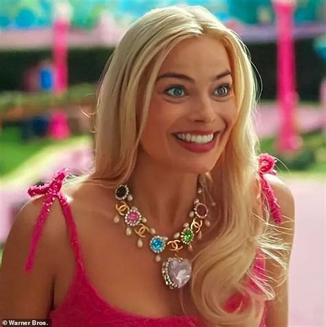 chanel barbie nevklace|margot robbie barbie necklace.